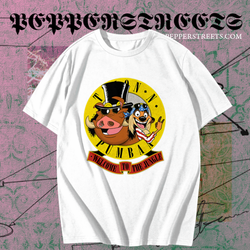 Welcome To The Jungle Timon and Pumba T-shirt TPKJ1