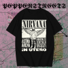 Nirvana In Utero Tour Astro Arena Houston Texas T-shirt Black TPKJ1