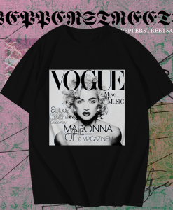 Unisex 80'S Madonna Vogue Short Sleeve T-Shirt TPKJ1