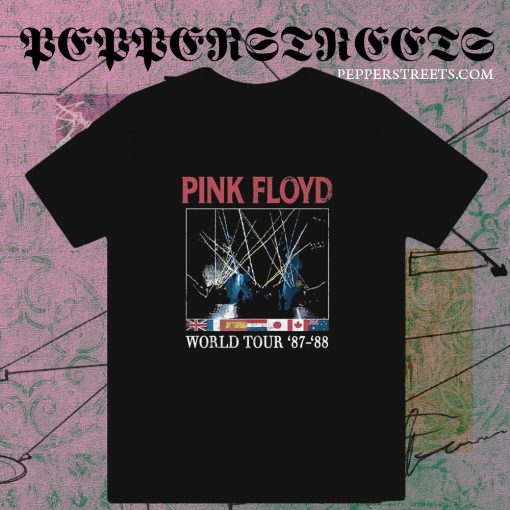 Pink Floyd World Tour 87-88 T-Shirt TPKJ3