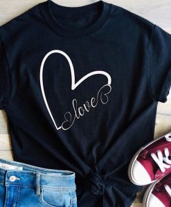 Cute Heart Tshirt-