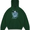 Green Spider Hoodie