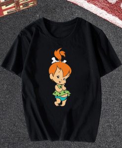 The Flintstones Damen Pebbles Flintstone Boyfriend Fit T-Shirt