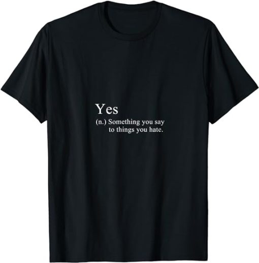 YES definition T-Shirt thd