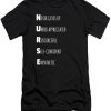 nurse acronym nurse never gives up t-shirt thd