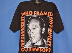 90s Free OJ Simpson Don't Squeeze Juice t-shirt