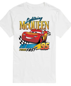 Disney's Cars Lightning McQueen Think Fast T Shirt