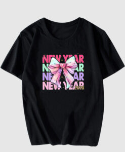 New Year Cute Ribon T Shirt